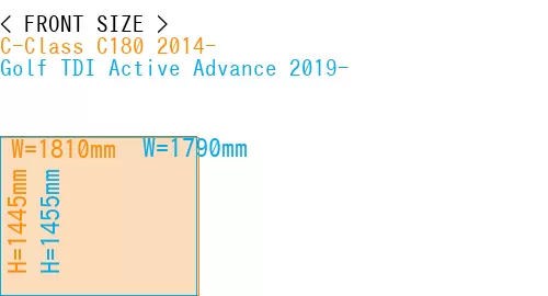 #C-Class C180 2014- + Golf TDI Active Advance 2019-